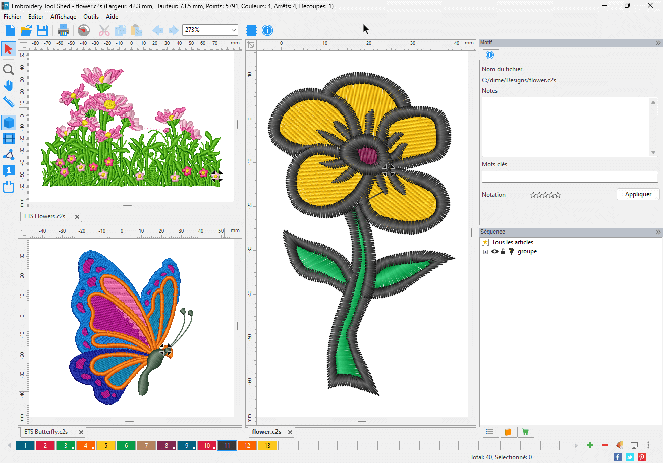 Logiciels broderie Brocaplus